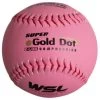 Worth Pink 12" WSL Super Green Dot 47/400 Slowpitch Softballs (Dozen): WPS12WSLC -Baseball Equipment Shop Worth WSL Slowpitch Pink Ball WPS12WSLC