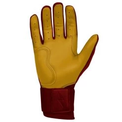 Bruce Bolt PREMIUM PRO Long Cuff Batting Gloves: Maroon -Baseball Equipment Shop premium pro long cuff batting gloves maroon brucebolt 282874