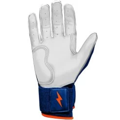 Bruce Bolt PREMIUM PRO NIMMO Long Cuff Batting Gloves: Mets Blue -Baseball Equipment Shop premium pro nimmo series long cuff batting gloves blue gloves brucebolt 291082