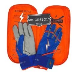 Bruce Bolt PREMIUM PRO NIMMO Long Cuff Batting Gloves: Mets Blue -Baseball Equipment Shop premium pro nimmo series long cuff batting gloves mets blue gloves brucebolt 945825