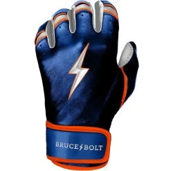 Bruce Bolt PREMIUM PRO NIMMO Short Cuff Batting Gloves: Blue -Baseball Equipment Shop premium pro nimmo series short cuff batting gloves blue gloves brucebolt 759915