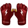 Bruce Bolt PREMIUM PRO Short Cuff Batting Gloves: Maroon -Baseball Equipment Shop premium pro short cuff batting gloves maroon brucebolt 213512