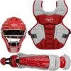 Rawlings Youth Scarlet/White VELO 2.0 Catcher's Gear Box Set: CSV2Y-S/W -Baseball Equipment Shop rawlings velo 2 0 catcher s gear set youth csv2y 28138079256739 large 480x480 a25f1f1f db24 4f0b 82d8 ea997b43f153