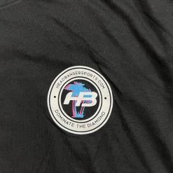 HB Lifestyle Active Wear Men's T-Shirt: Palm Trees (Black) -Baseball Equipment Shop treefront1